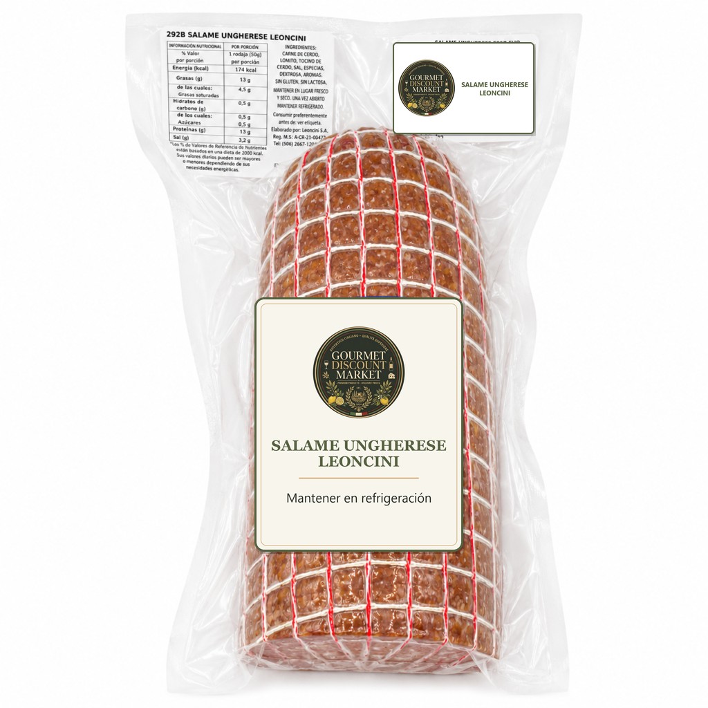 Salame Ungherese Pieza X Kilo Leoncini