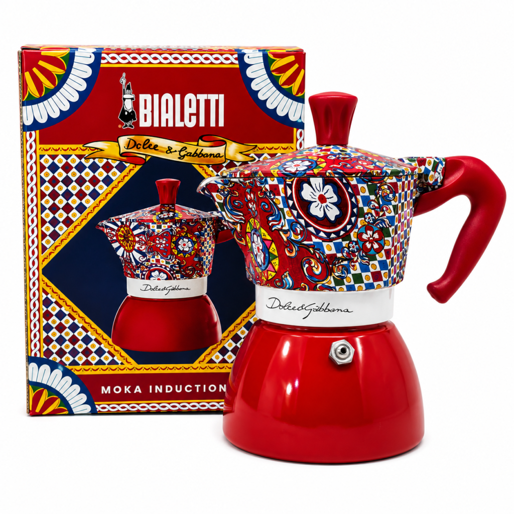Caff. Moka Induc. 4 tz D&G Rojo Bialetti