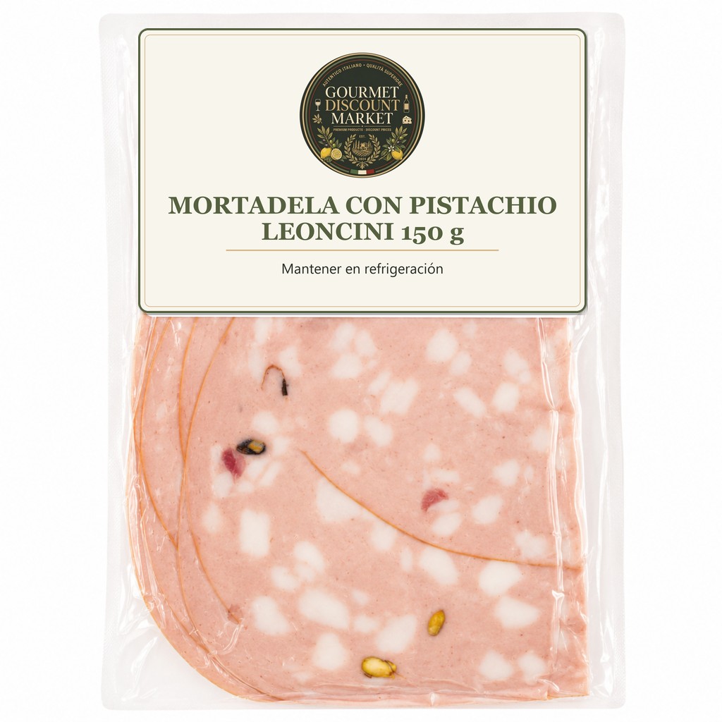 Mortadela C/Pistachio 150 GR Leocini