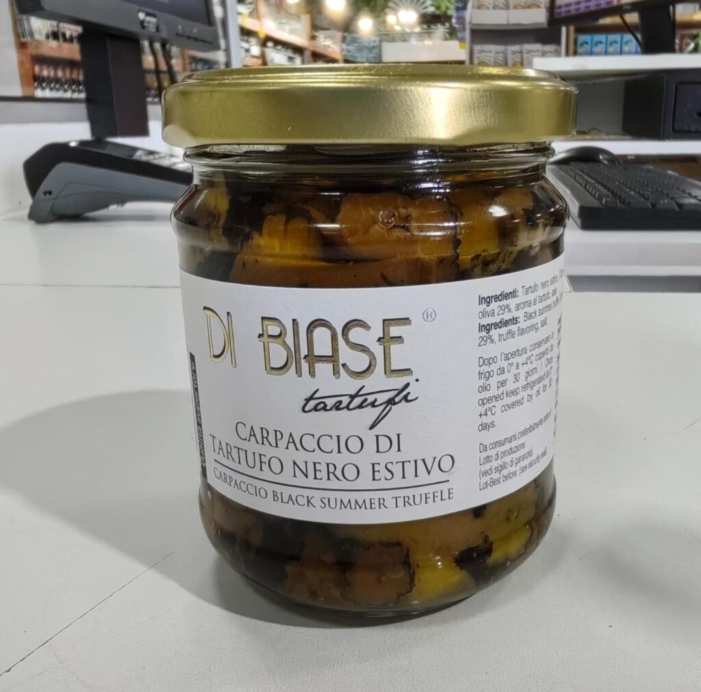 Carpaccio di tartufo Nero estivo 180gr di biase