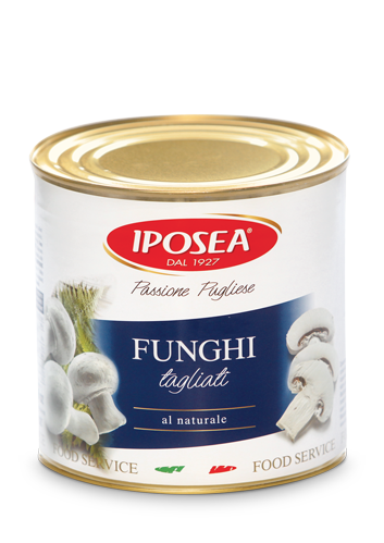 Funghi Champignon Tagliati Al Naturale 2400gr Iposea