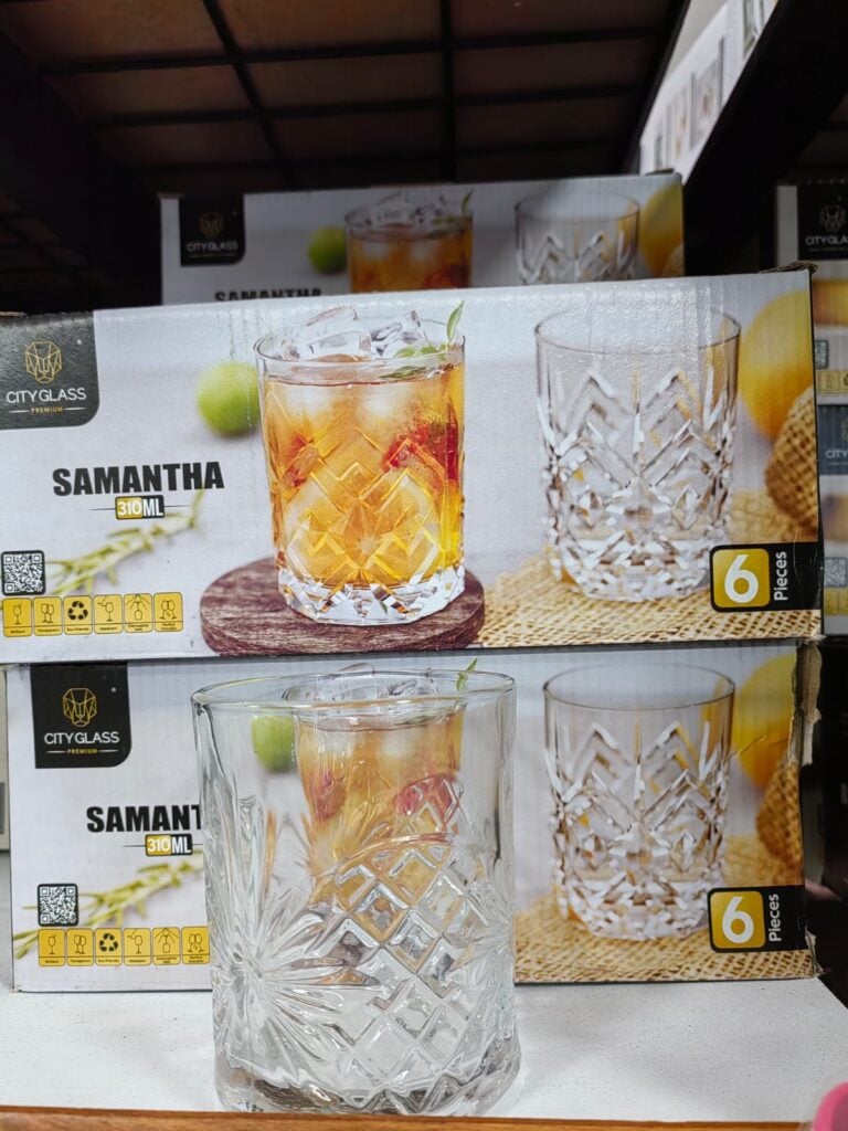 SET 6 BICCHIERI SAMANTHA 310 ML