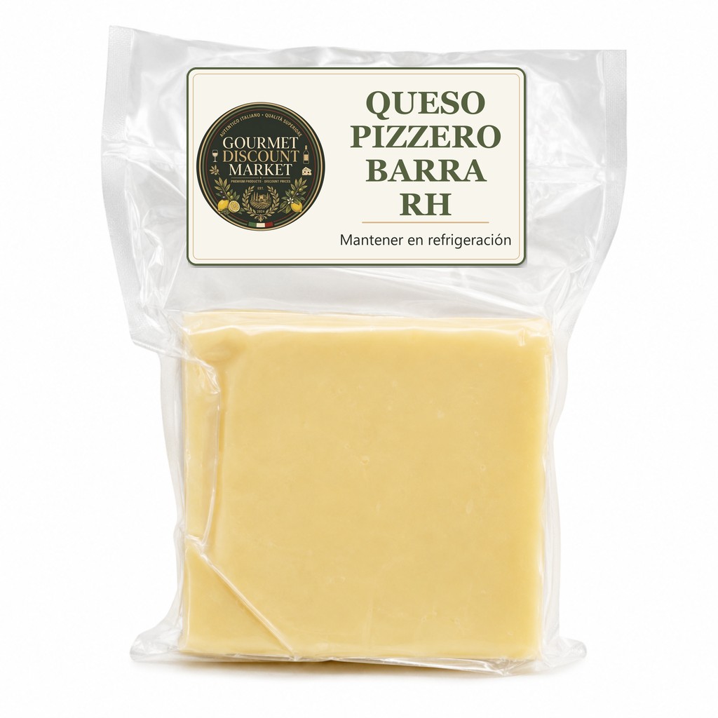 Queso Pizzero Barra RH Porcionado X Kilo
