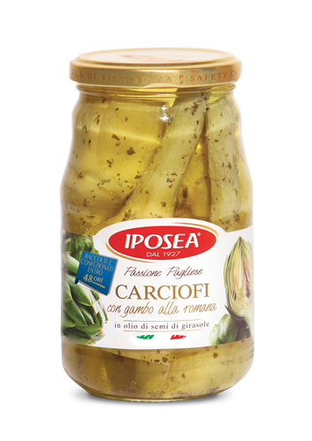 Carciofi Con Gambo Alla Romana 510 Gr Iposea