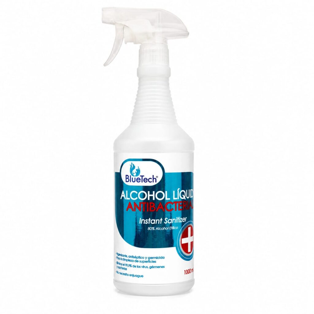 Alcohol Liquido 80 % 1 LT Bluetech