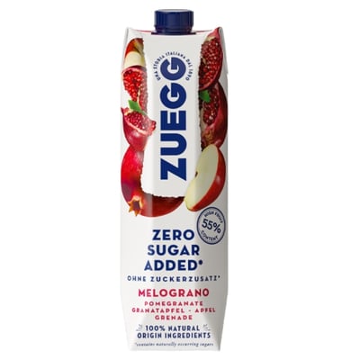 Bebida S/Azúcar de Granada/Manzana Zuegg 1 LT