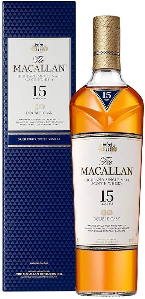 Whisky Macallan 15 años Double Cask 700 ML