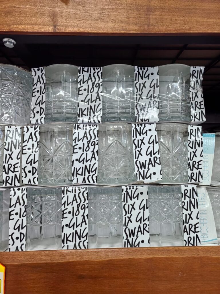 SET 6 BICCHIERI GLASSWARE 330ML