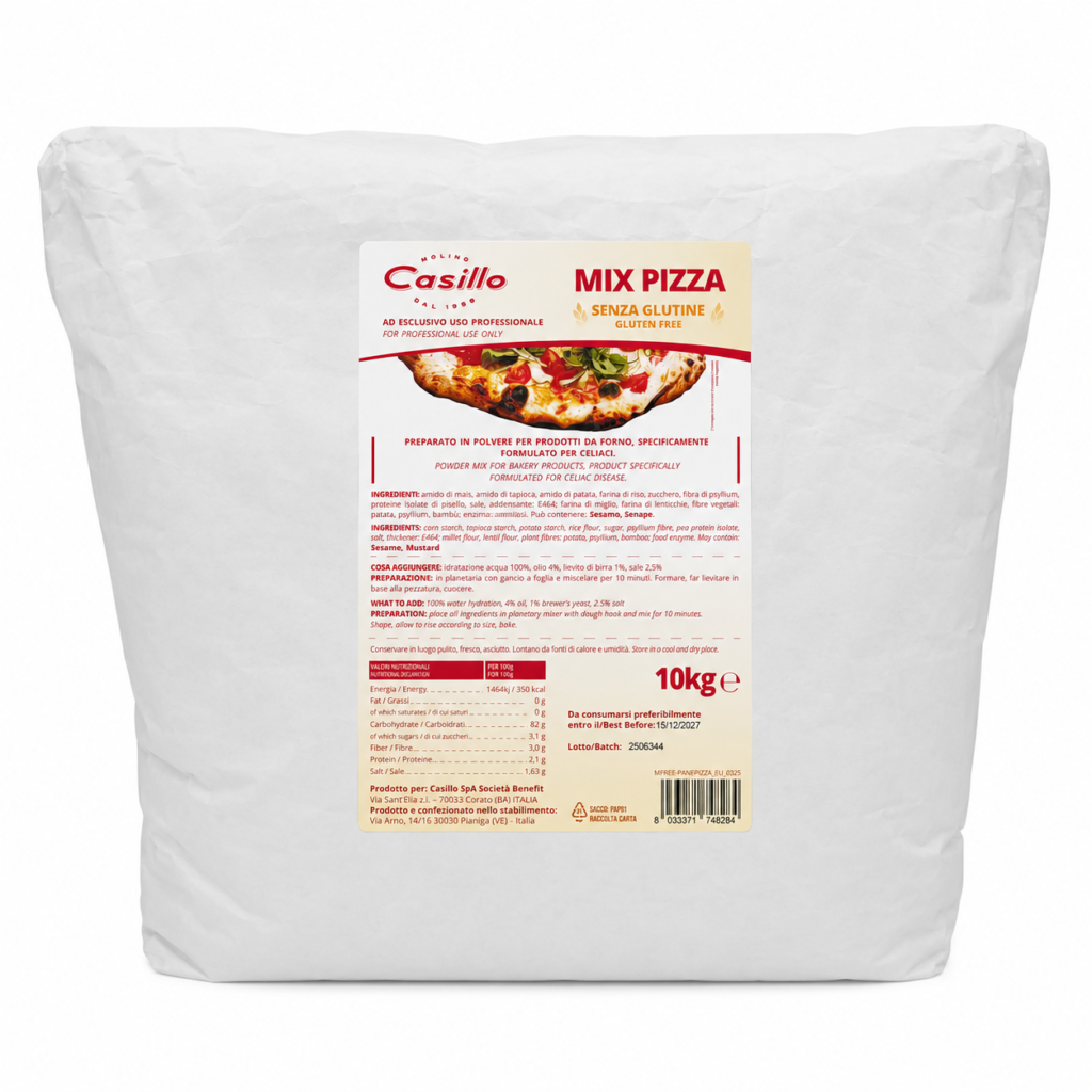 Farina Mix Pizza Senza Glutene 6 KG