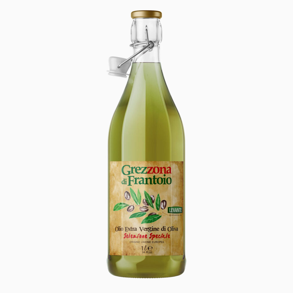 Olio Extra Vergine Grezzona Sfaccettata Levante 1 L