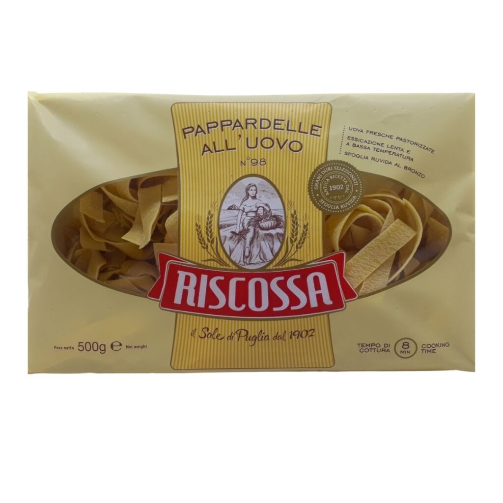 Pappardelle All’uovo N°98 Riscossa 500 Gr