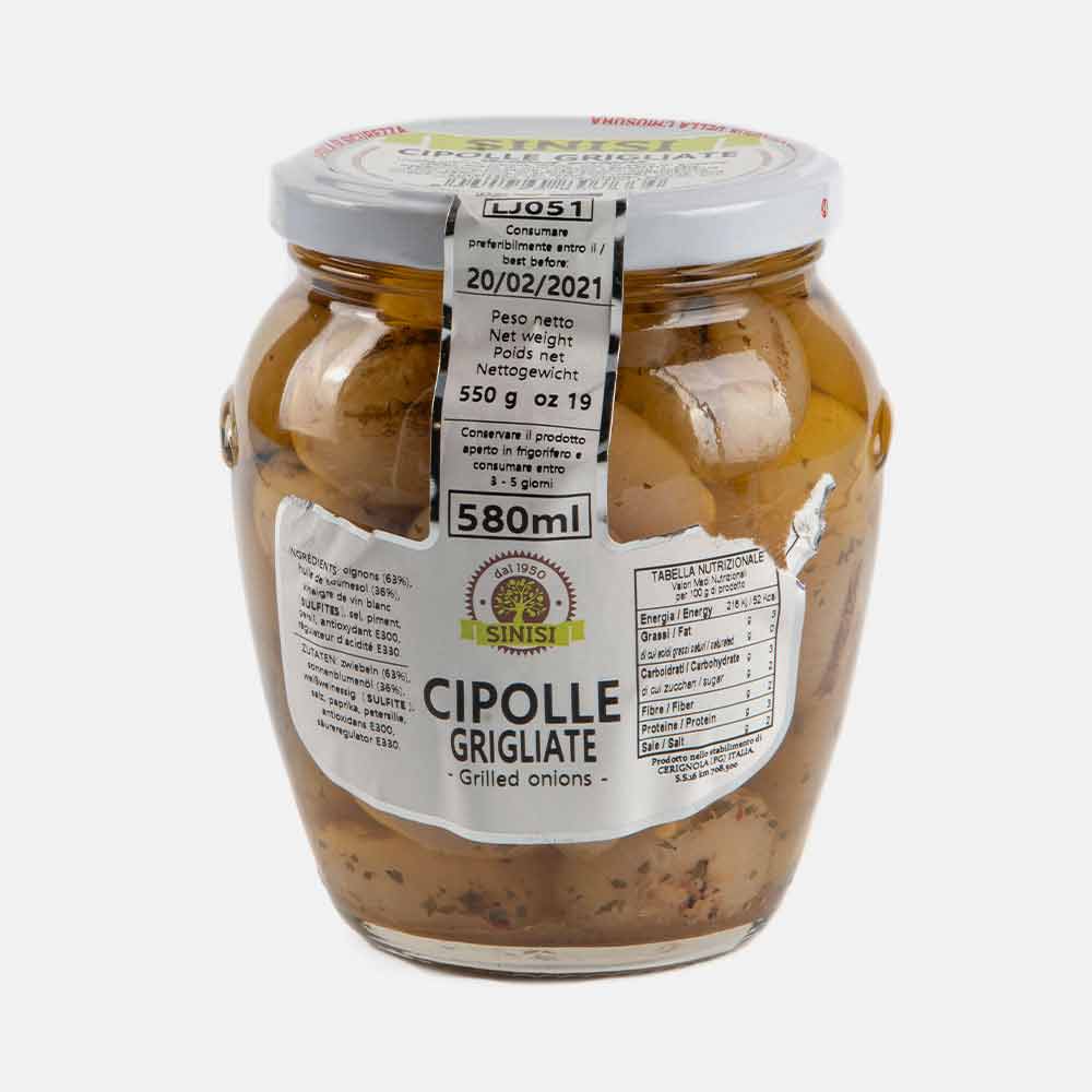 Cipolle Grigliate Sinisi 550Gr