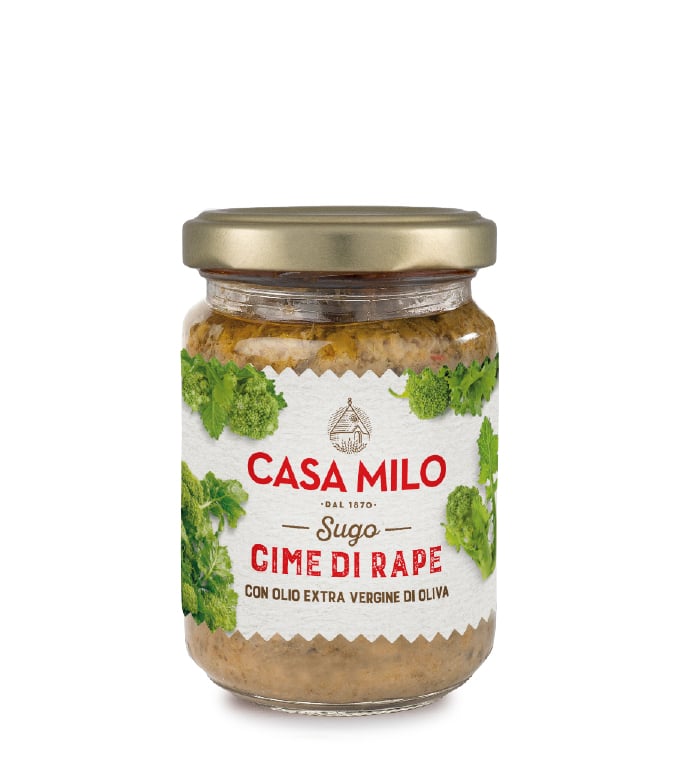 Sugo Cime Di Rape Casa Milo 130 GR