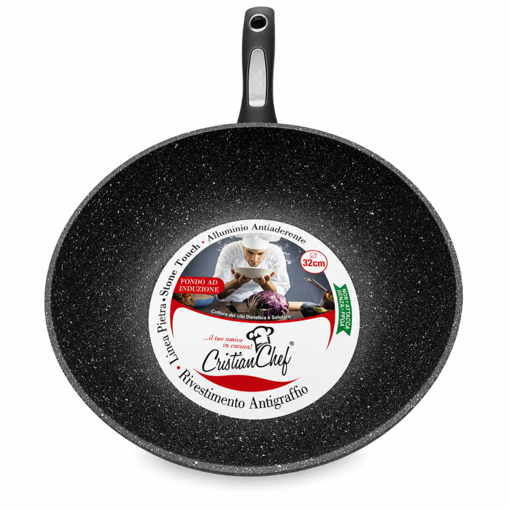 Padella Wok Cristian Chef 32 Cm