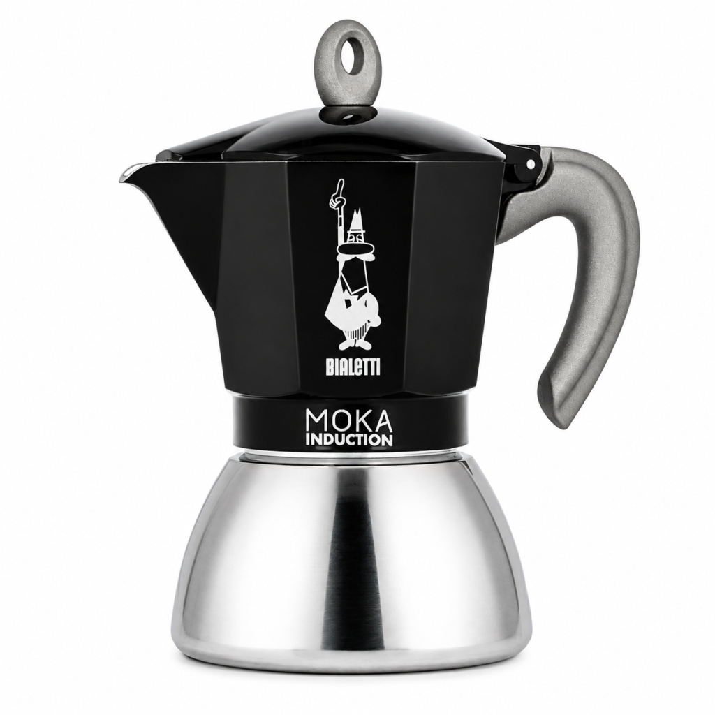 CAFF. MOKA INDUC. BLACK 6TZ BIALETTI