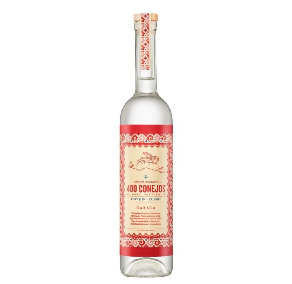 Mezcal Artesanal 400 conejos cuishe-Espadin 750ml
