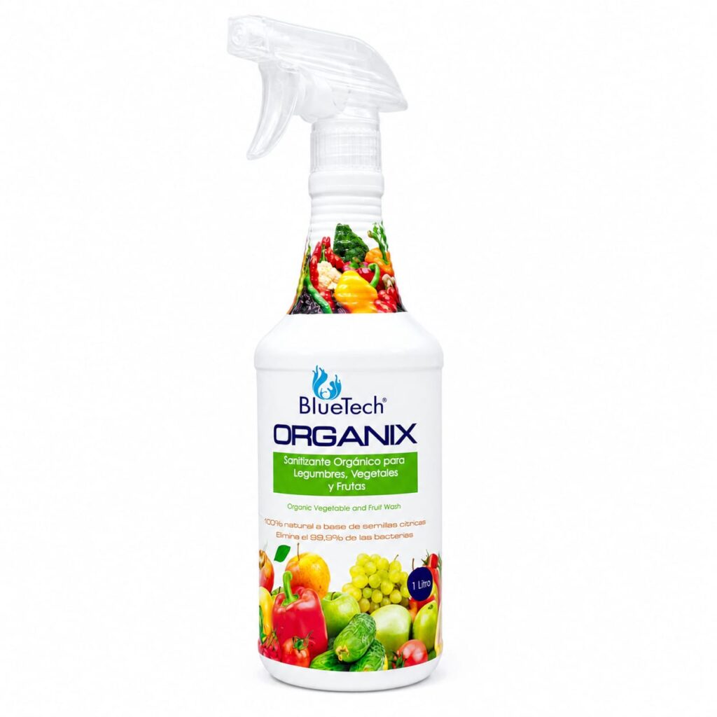 Organix Sanitizante p/Frutas y Verduras  1 LT Bluetech