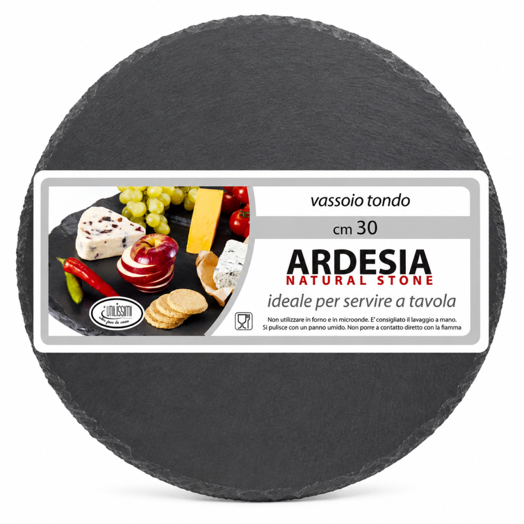 Vassoio Rotondo In Ardesia 30 CM