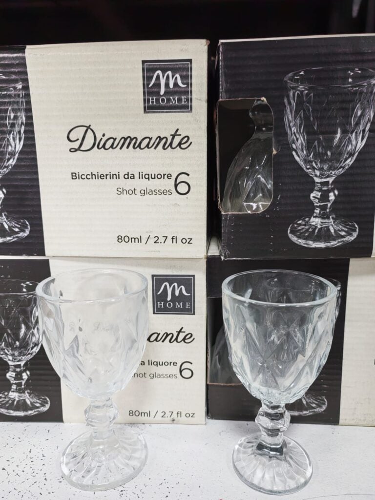 SET BICCHIERINI DA LIQUORE 80 ML