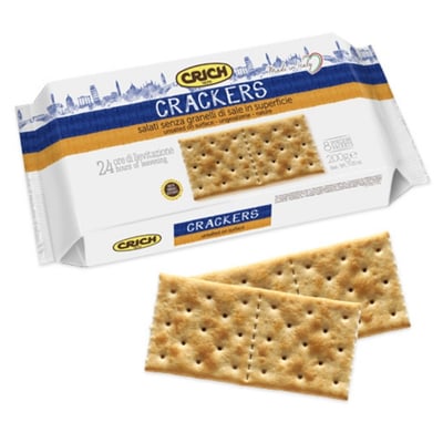Crackers Non Salati In Superfice 200 Gr